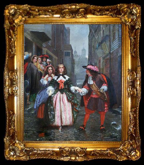 framed  James Digman Wingfield Pepys and Lady Batten, ta009-2